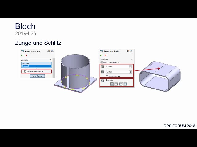 فیلم آموزشی: SOLIDWORKS 2019 - ورق فلزی - زبانه و شکاف با زیرنویس فارسی