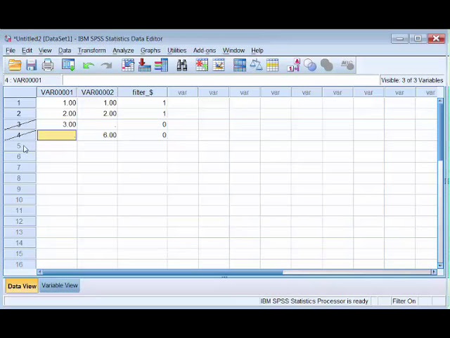 فیلم آموزشی: SPSS - مقادیر گمشده را حذف کنید با زیرنویس فارسی