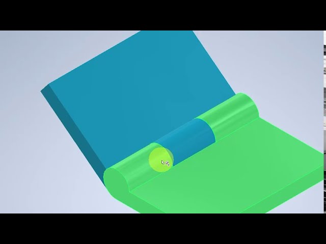 فیلم آموزشی: مدل سازی سه بعدی یک لولا در Autodesk Inventor 2021 با زیرنویس فارسی