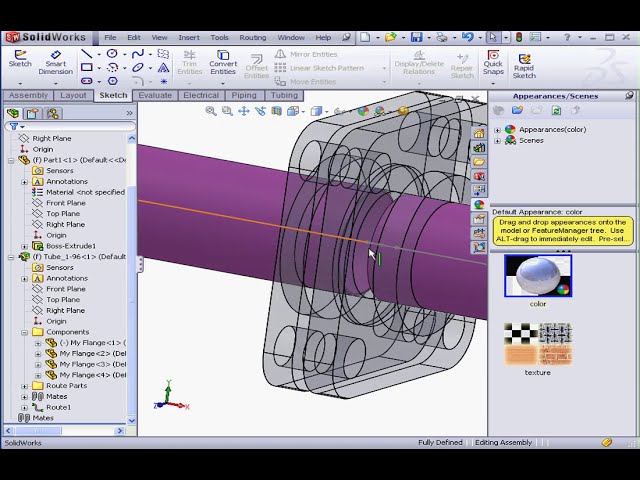 فیلم آموزشی: SOLIDWORKS Routing 07 (نقاط C و R) با زیرنویس فارسی