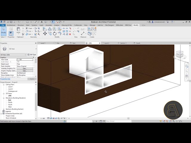 فیلم آموزشی: آموزش خانه زیرزمینی در Revit با زیرنویس فارسی