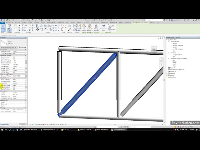 فیلم آموزشی: KNOWHOWSKILL_Truss - Basic Truss (ایجاد خرپا آسان با Revit)