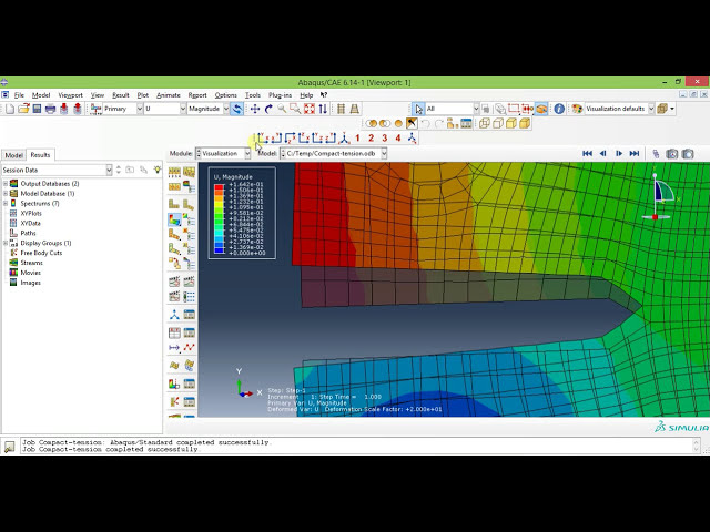 فیلم آموزشی: ویدیوهای آموزشی Abaqus - تجزیه و تحلیل نمونه کشش فشرده قسمت 1