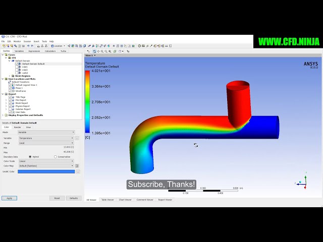 فیلم آموزشی: ✅ ANSYS CFX - انتقال حرارت از طریق لوله - آموزش با زیرنویس فارسی