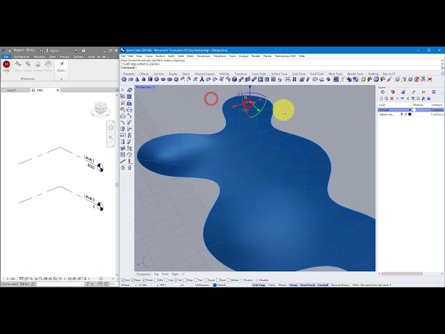 فیلم آموزشی: Revit Snippet: Create Waffle Pavilion Canopy with Rhino Inside! با زیرنویس فارسی