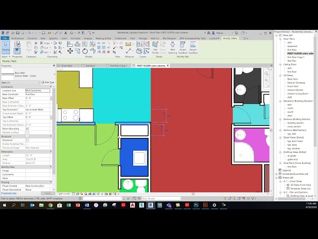 فیلم آموزشی: نقشه های ارائه Revit - پلان های طبقه با زیرنویس فارسی