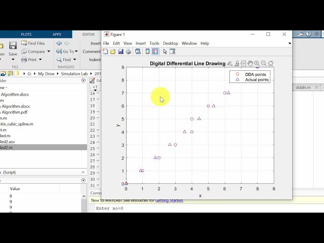 فیلم آموزشی: الگوریتم آنالیز دیفرانسیل دیجیتال (DDA) با استفاده از MATLAB | متلب برای مهندسین مکانیک