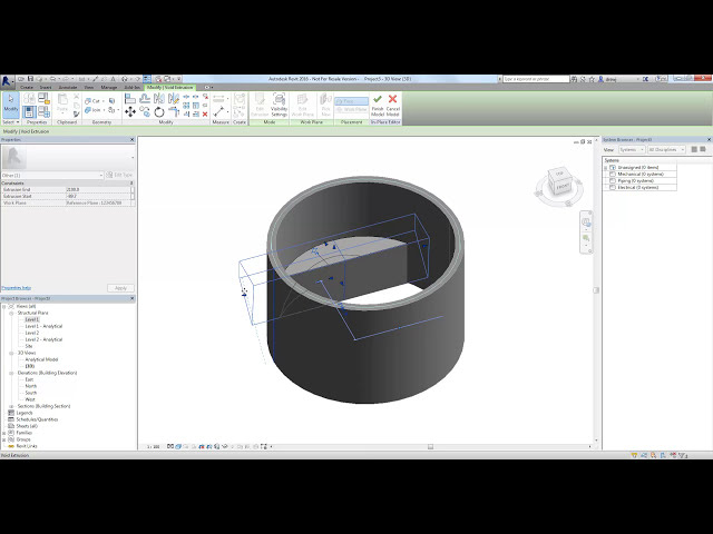 فیلم آموزشی: ایجاد یک نیمکت بتنی منهول در Revit با زیرنویس فارسی