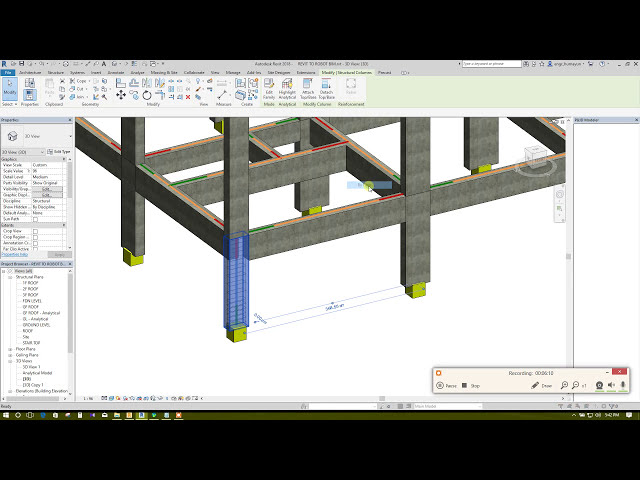 فیلم آموزشی: به روز رسانی مدل Revit از Robot Model پس از طراحی-Revit به Robot BIM