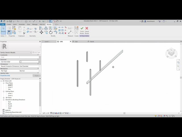 فیلم آموزشی: مبانی هواپیماهای مرجع Revit با زیرنویس فارسی