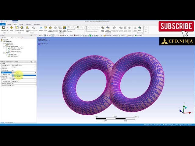 فیلم آموزشی: ✅ آموزش مش بندی Ansys 05 - Sphere of Influence (Mesh Sizing)