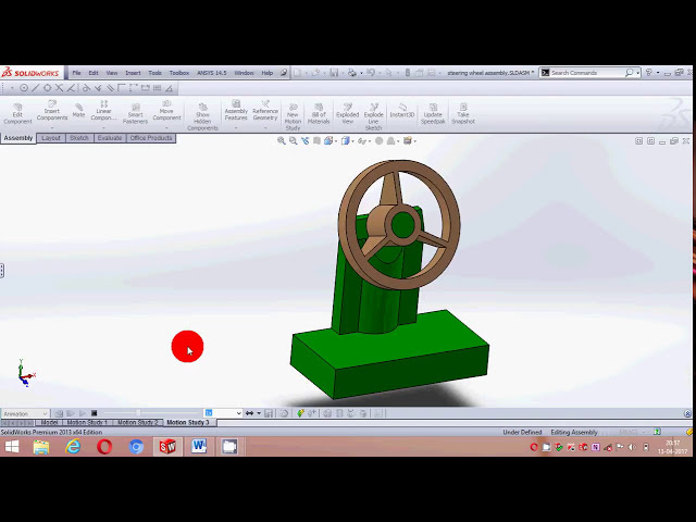 فیلم آموزشی: انیمیشن فرمان solidworks