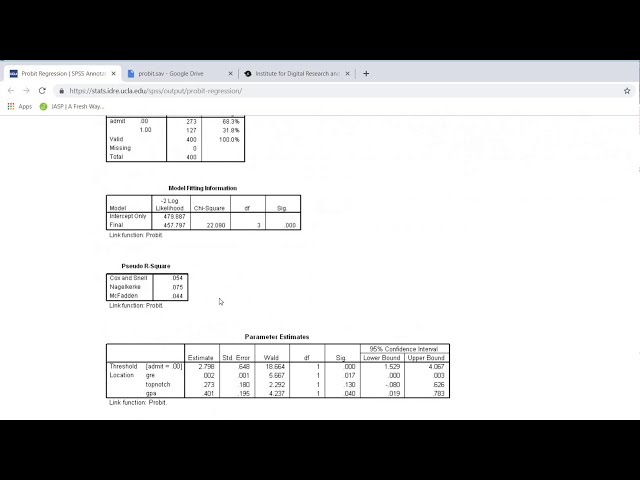 فیلم آموزشی: رگرسیون پروبیت در SPSS با استفاده از منوی کشویی مدل خطی تعمیم یافته با زیرنویس فارسی