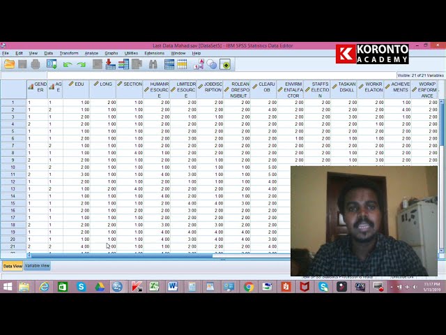 فیلم آموزشی: نحوه استفاده از SPSS_ شروع به کار با SPSS قسمت 1 #SPSS #داده #تجزیه و تحلیل