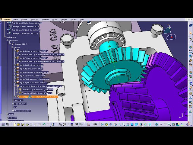 فیلم آموزشی: CATIA TUTORAIL: یک انیمیشن کاهنده مکانیکی در CATIA v5 ایجاد کنید