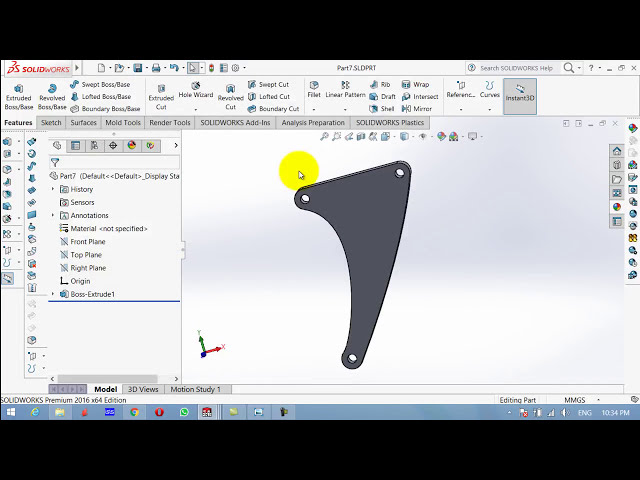 فیلم آموزشی: نحوه ساخت مکانیزم حمل و نقل جعبه در Solidworks.