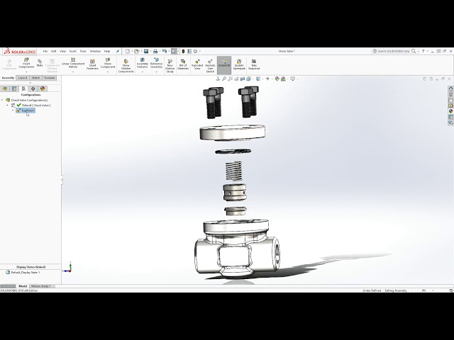 فیلم آموزشی: آموزش SolidWorks: چگونه یک نمای انفجاری ایجاد کنیم با زیرنویس فارسی