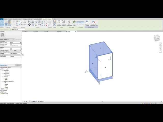 فیلم آموزشی: نحوه ایجاد کابینت آشپزخانه پارامتریک در Revit | آموزش Revit | نکات و ترفندها با زیرنویس فارسی