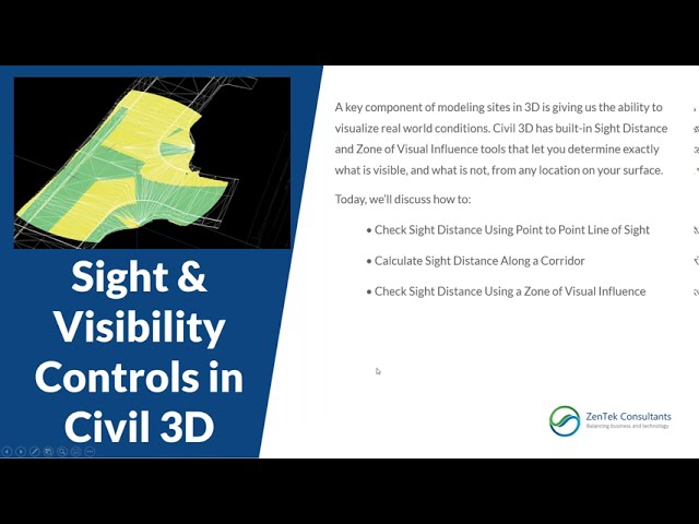 فیلم آموزشی: کنترل‌های دید و دید در Civil 3D با زیرنویس فارسی