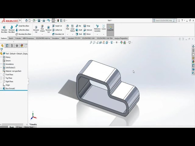 فیلم آموزشی: Solidworks در یک دقیقه: چگونه موجودیت های افست را انجام دهیم؟ با زیرنویس فارسی