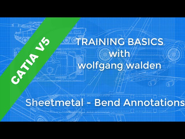 فیلم آموزشی: Bend - Annotations - Catia v5 Training - Basics - Drafting با زیرنویس فارسی