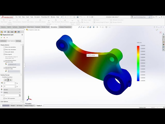 فیلم آموزشی: SOLIDWORKS - ویرایش آسان نمودار نتایج با زیرنویس فارسی