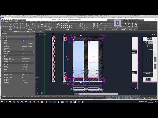 فیلم آموزشی: مدلسازی دیوارهای پرده و پانل در Revit با زیرنویس فارسی