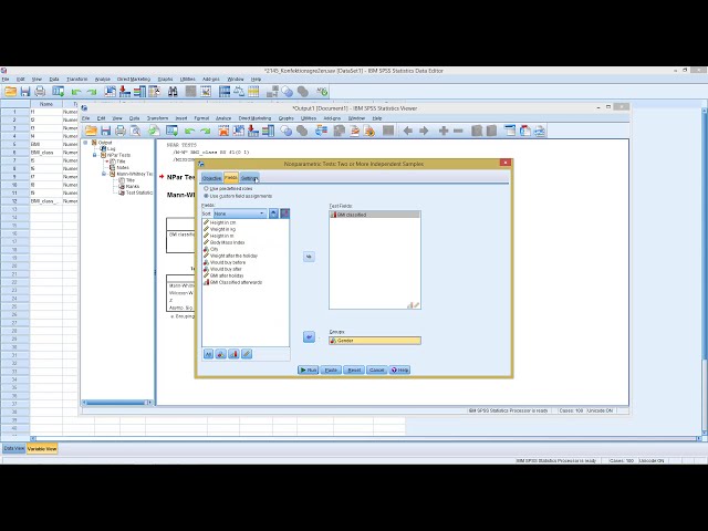 فیلم آموزشی: SPSS - آزمون Mann-Whitney-U (2 نمونه مستقل، ترتیبی) با زیرنویس فارسی