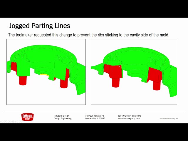 فیلم آموزشی: Fantastic Plastic 18 - Jogged Parting Line - SOLIDWORKS Tutorial با زیرنویس فارسی