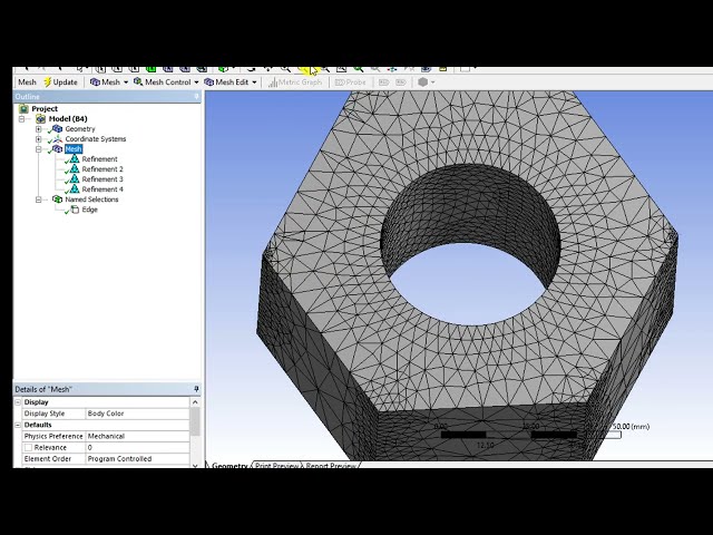 فیلم آموزشی: آموزش مش بندی Ansys | چگونه پالایش مش را تعریف کنیم؟ با زیرنویس فارسی