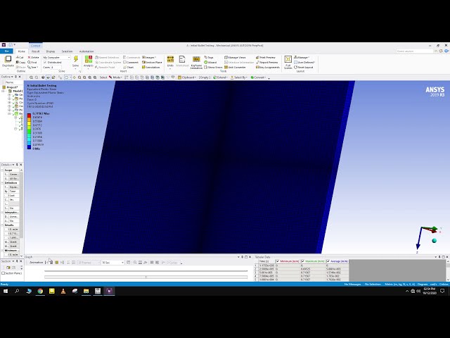 فیلم آموزشی: شبیه سازی ANSYS | نفوذ پرتابه از طریق دال ال