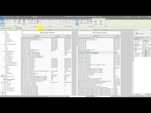 فیلم آموزشی: نحوه برنامه ریزی عناصر Revit توسط اتاق های مرتبط به طور مستقیم با زیرنویس فارسی