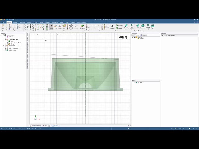 فیلم آموزشی: ANSYS SPEOS: Luminaire Demo Part 2 - نحوه طراحی ماژول نور با طراحی قطعه نوری با زیرنویس فارسی