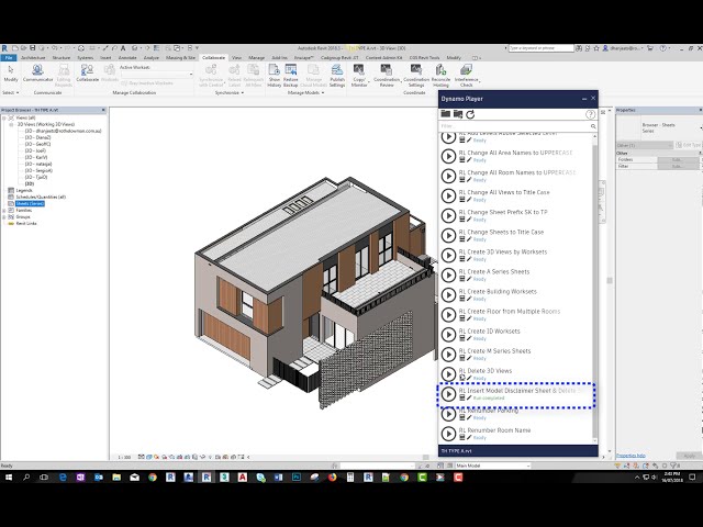 فیلم آموزشی: اسکریپت Dynamo برای Revit