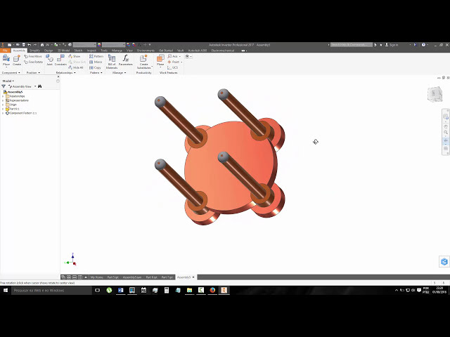 فیلم آموزشی: بخشنامه اجزای الگوی مونتاژ Autodesk Inventor 231 با زیرنویس فارسی