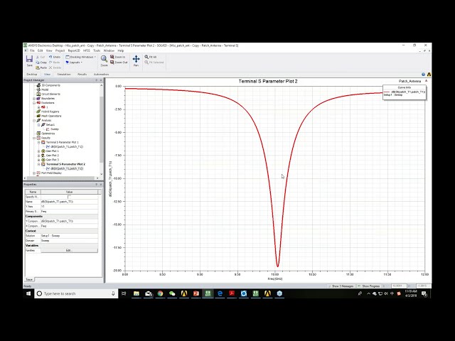 فیلم آموزشی: طراحی آنتن پچ با استفاده از ANSYS HFSS با زیرنویس فارسی