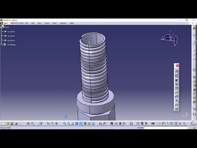 فیلم آموزشی: نحوه طراحی شمع در CATIA V5 Part2 با زیرنویس فارسی