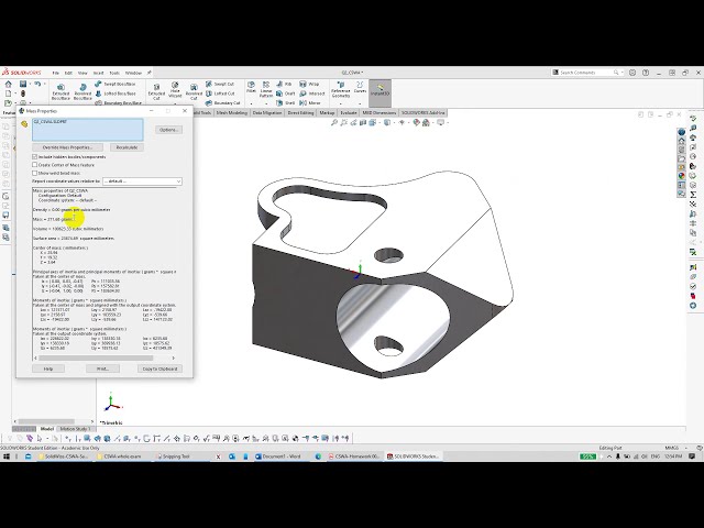 فیلم آموزشی: آزمون کامل Solidworks CSWA - مدل سازی قطعات پایه/متوسط با زیرنویس فارسی