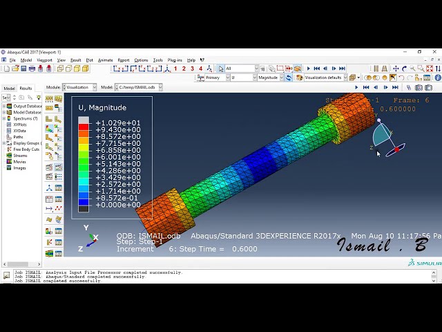 فیلم آموزشی: آموزش #Abaqus : تست #پیچ خوردگی