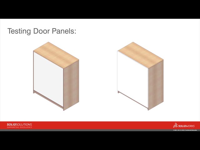 فیلم آموزشی: آموزش طراحی درب SOLIDWORKS SWOOD - Inlay/Overlay درب