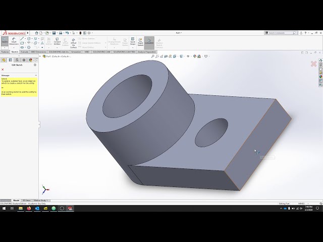 فیلم آموزشی: SOLIDWORKS 2019 Basic CSG با زیرنویس فارسی