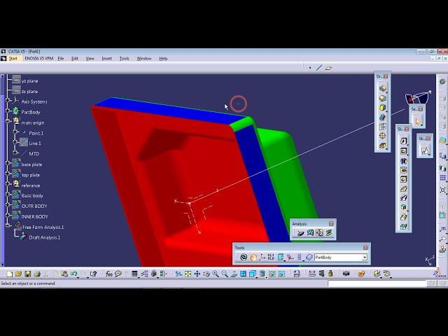 فیلم آموزشی: آموزش طراحی پلاستیک HVAC CATIA V5-1