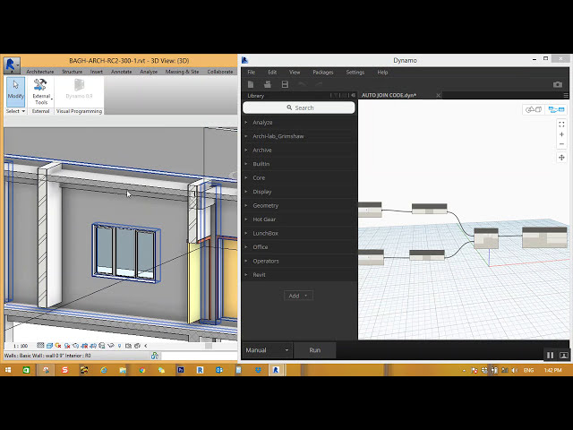 فیلم آموزشی: پیوستن خودکار توسط Dynamo Revit