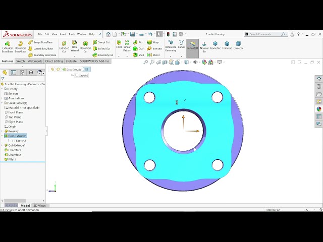 فیلم آموزشی: طراحی شیر کنترل آب در Solidworks | نمای انفجاری