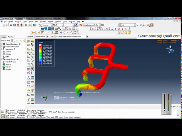 فیلم آموزشی: شبیه سازی انتقال حرارت با استفاده از Abaqus CFD