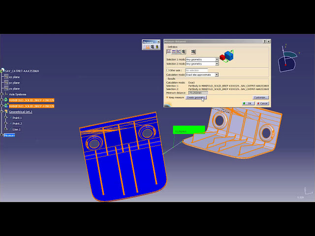 فیلم آموزشی: Catia V5 | Catia V6: اندازه گیری بین با زیرنویس فارسی