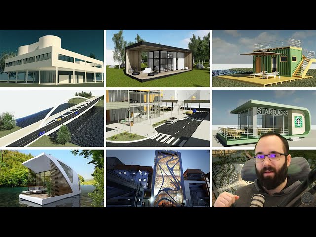 فیلم آموزشی: دیوارهای پرده در Revit - آموزش مبتدی تا PRO با زیرنویس فارسی