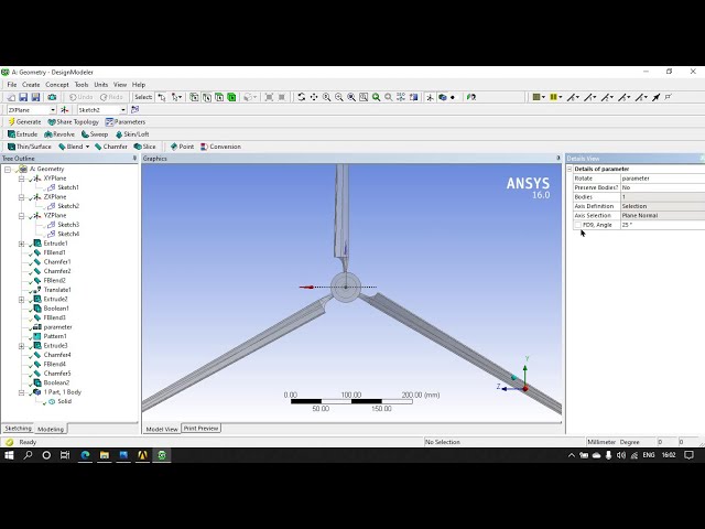 فیلم آموزشی: درس 5 0 طراحی پره های توربین بادی در Ansys DesignerModeler