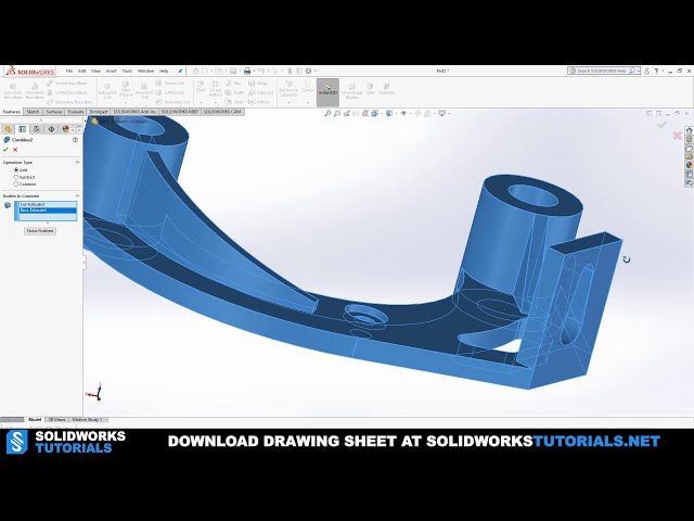 فیلم آموزشی: تمرین SolidWorks Tutorials قسمت 2 با زیرنویس فارسی