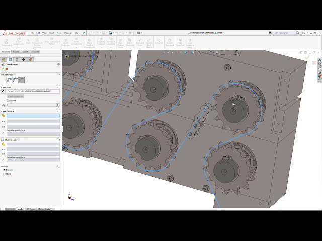 فیلم آموزشی: زنجیره در SOLIDWORKS با زیرنویس فارسی